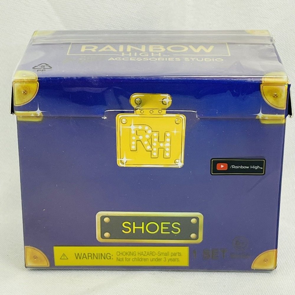 1 Rainbow High Mini Accessories Studio Shoes Purple Surprise Blind Box Sealed - Picture 1 of 8